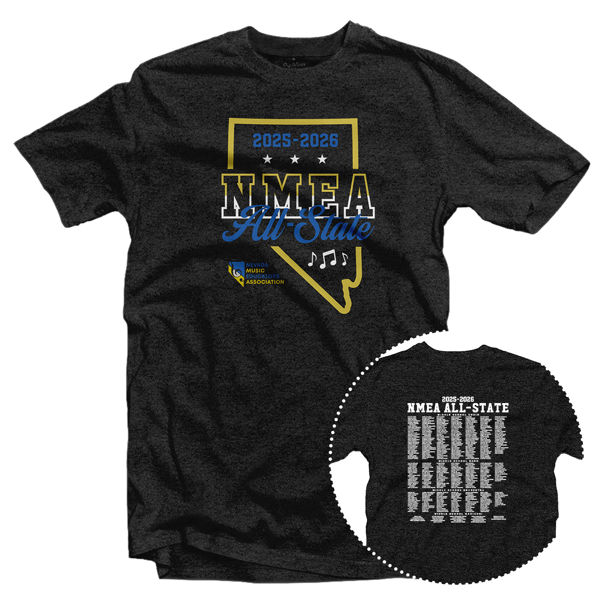 2025-2026 NMEA (Nevada) All-State T-Shirt