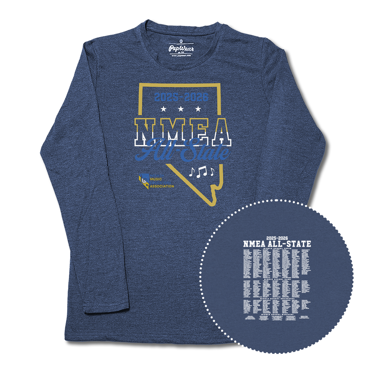 2025-2026 NMEA (Nevada) All-State Long Sleeve