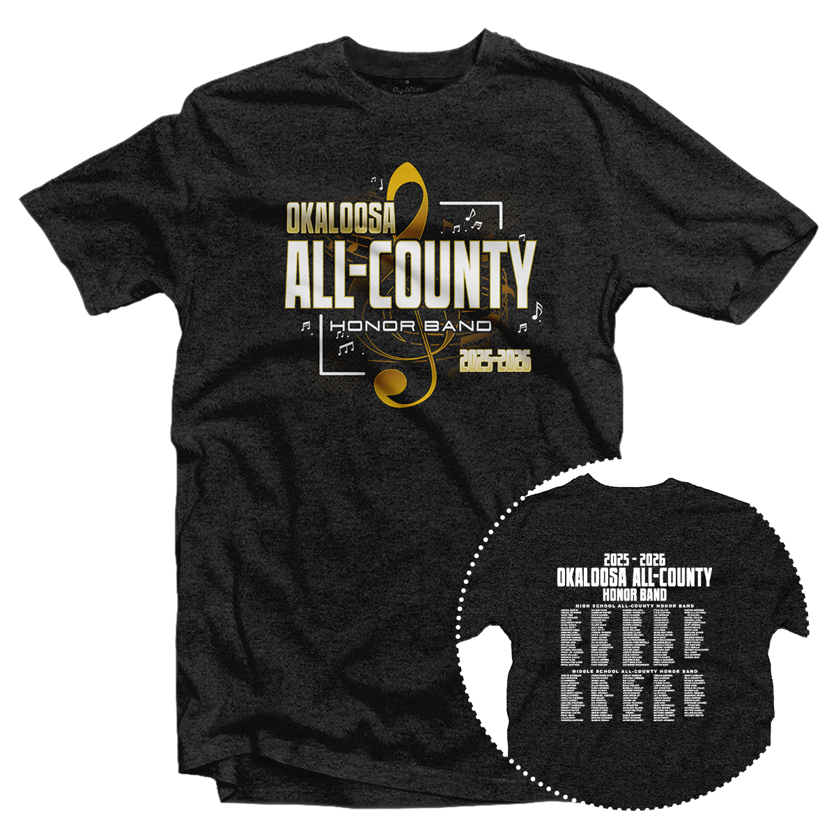2025-2026 Okaloosa All-County Honor Bands T-Shirt
