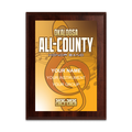 2025-2026 Okaloosa All-County Honor Bands 6x8 Plaque