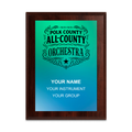2025-2026 Polk County All-County Orchestra 6x8 Plaque
