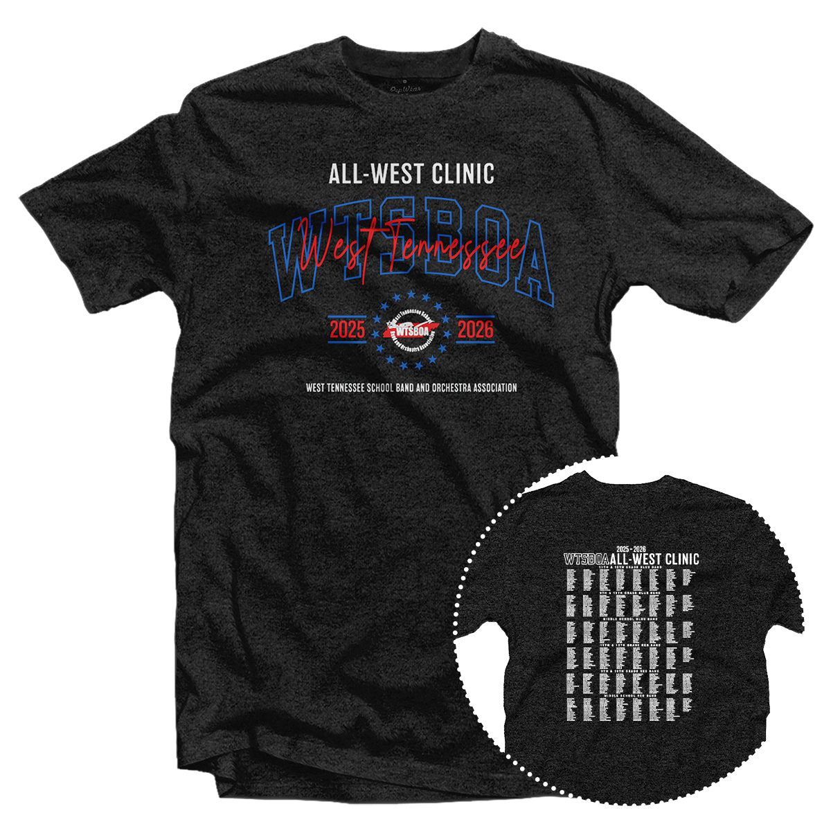 2025-2026 WTSBOA All-West Clinic T-Shirt