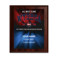 2025-2026 WTSBOA All-West Clinic 6x8 Plaque