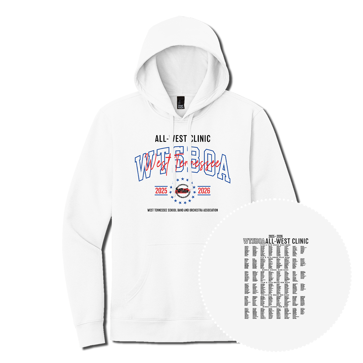 2025-2026 WTSBOA All-West Clinic Hoodie