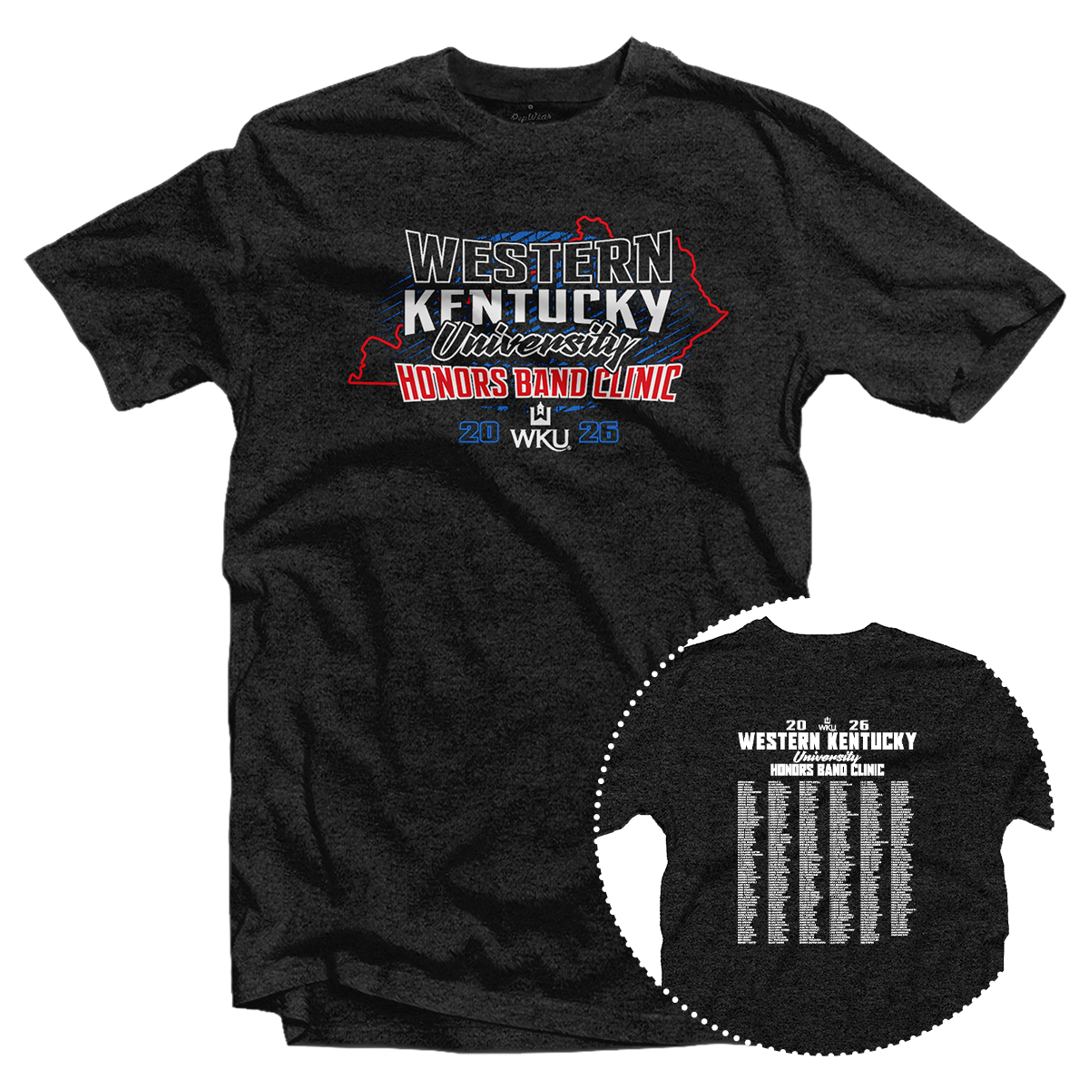 2026 Western Kentucky University Honors Band Clinic T-Shirt
