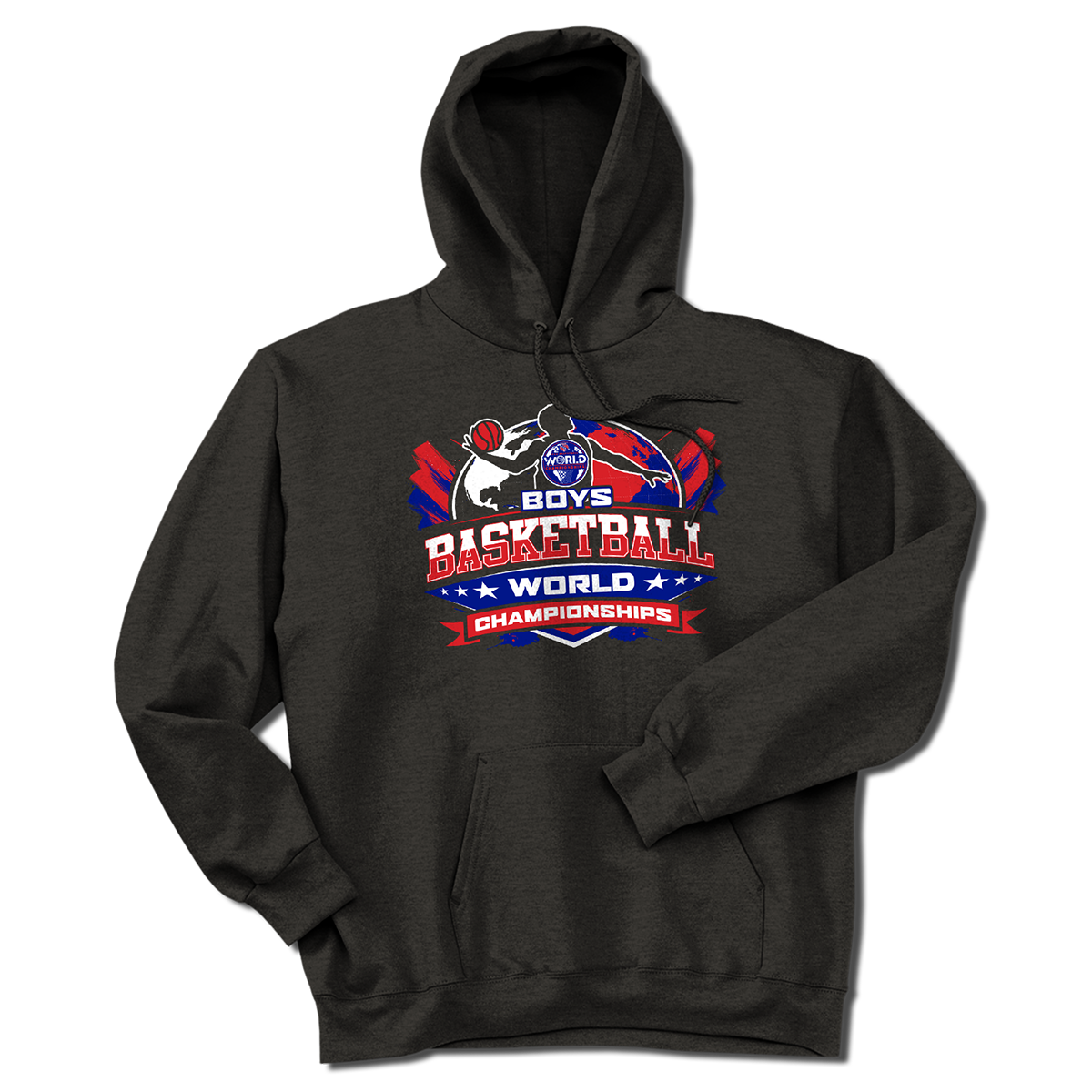 2026 AAU Boys Basketball World Championships Hoodie (Black)