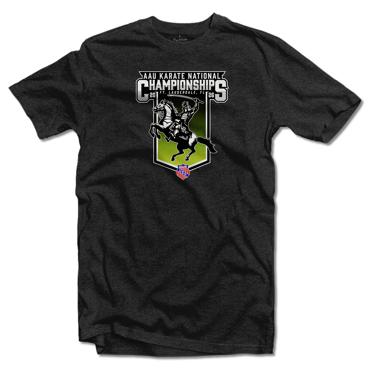 2026 AAU Karate National Championships T-Shirt (Heather Black)