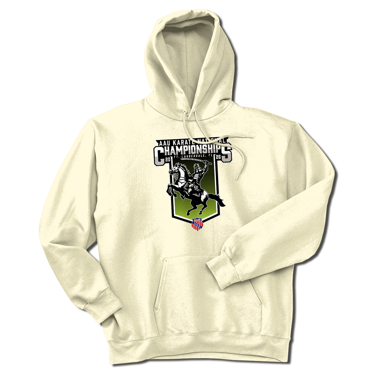 2026 AAU Karate National Championships Hoodie (Natural)
