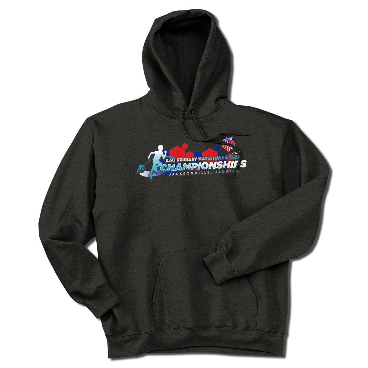 2026 AAU Track & Field Club Championships and Primary Nationals Hoodie (Black)