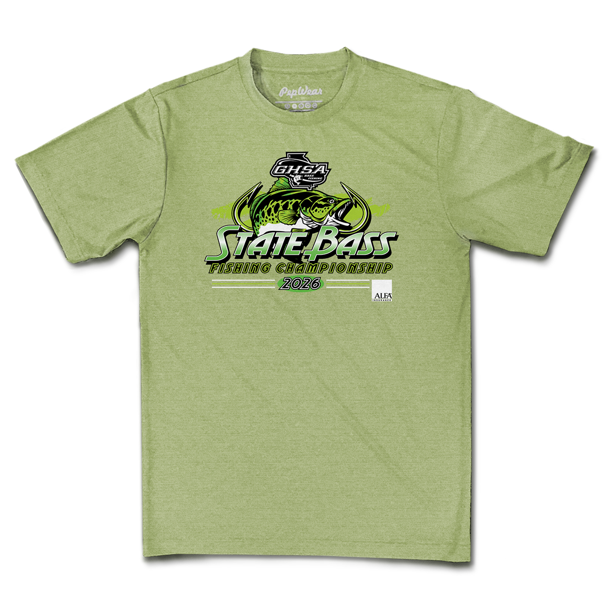 2026 GHSA Bass Fishing State Championship Performance T-Shirt