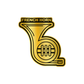 French Horn Sticker