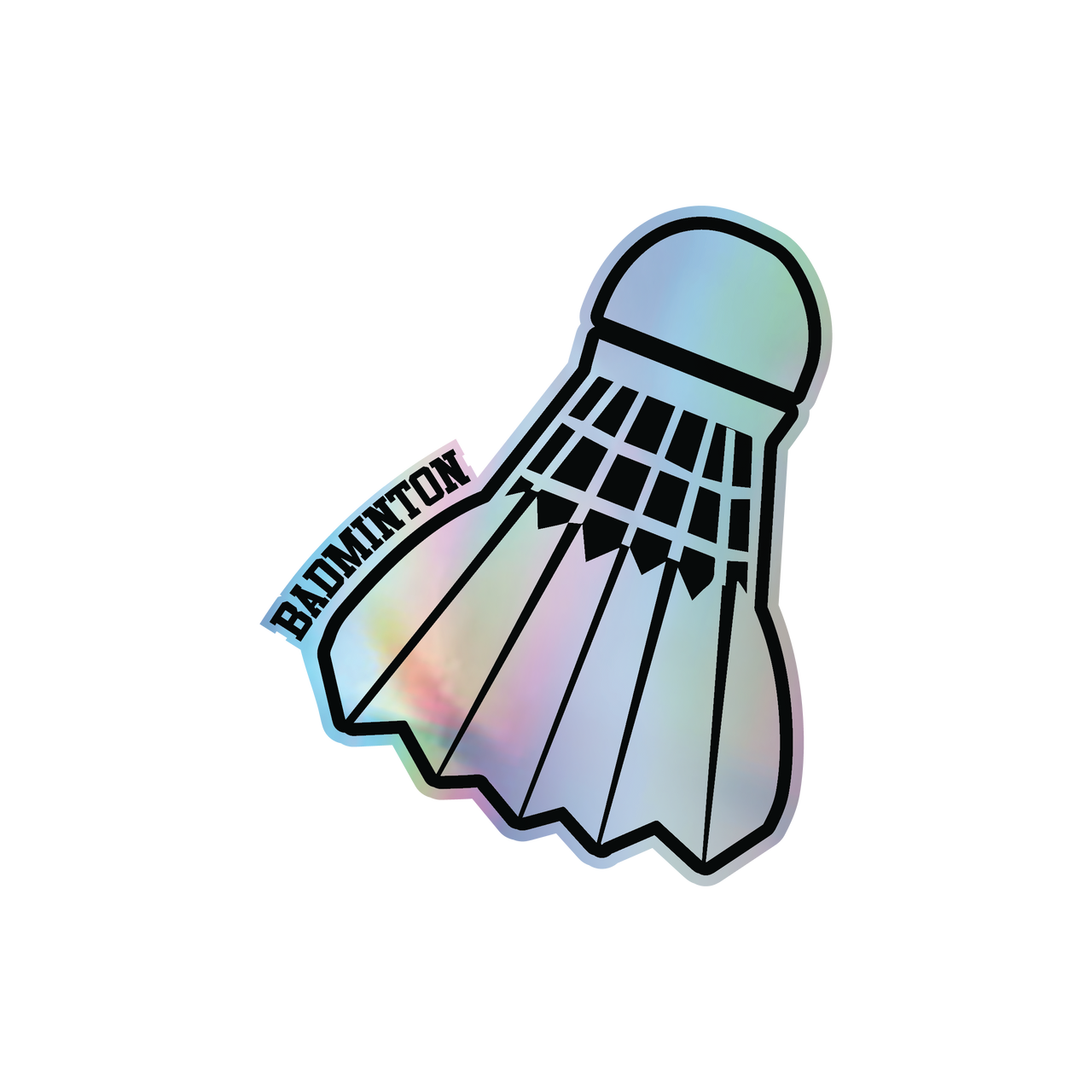 Badminton Sticker