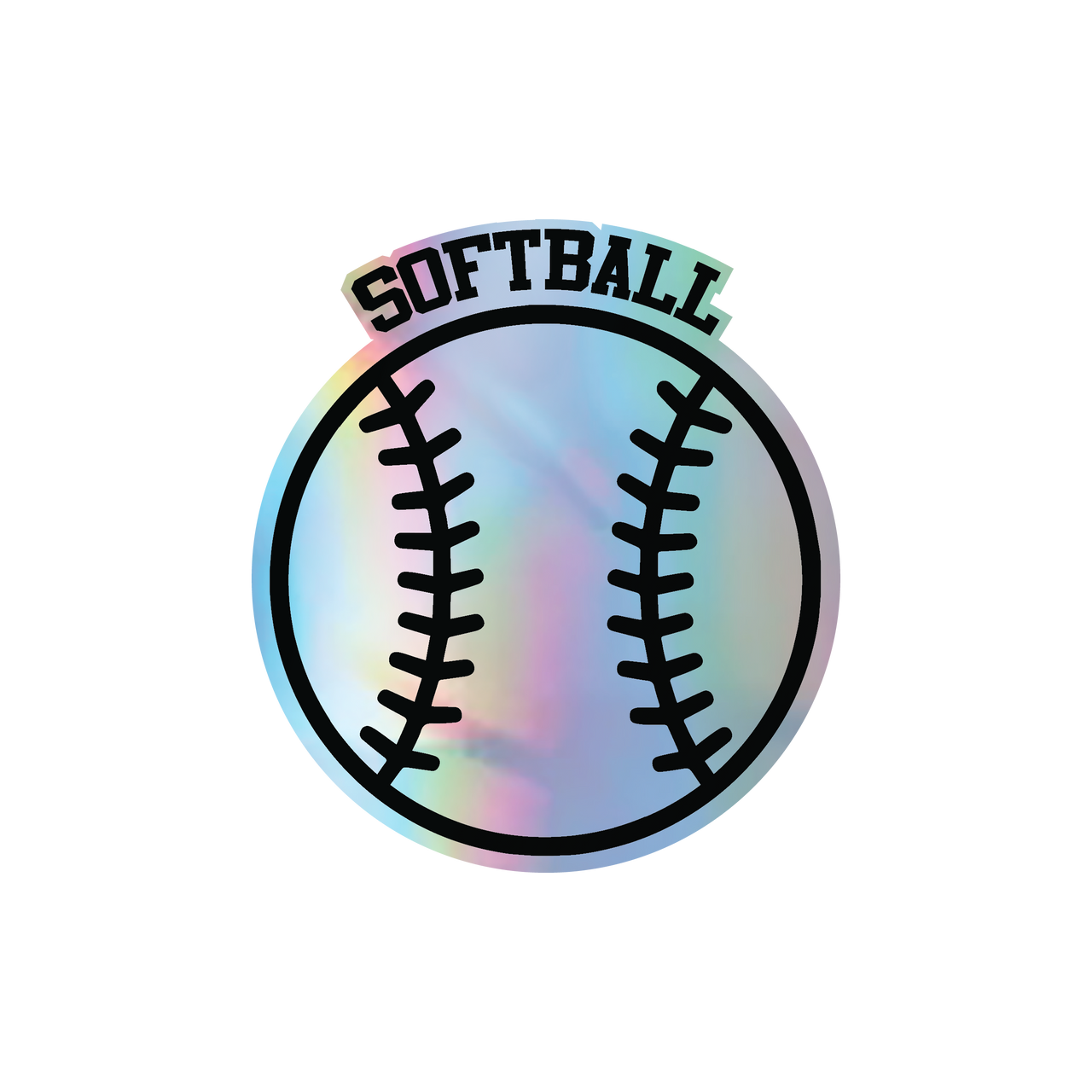 Softball Sticker