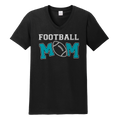 Football Mom V-Neck Shirt