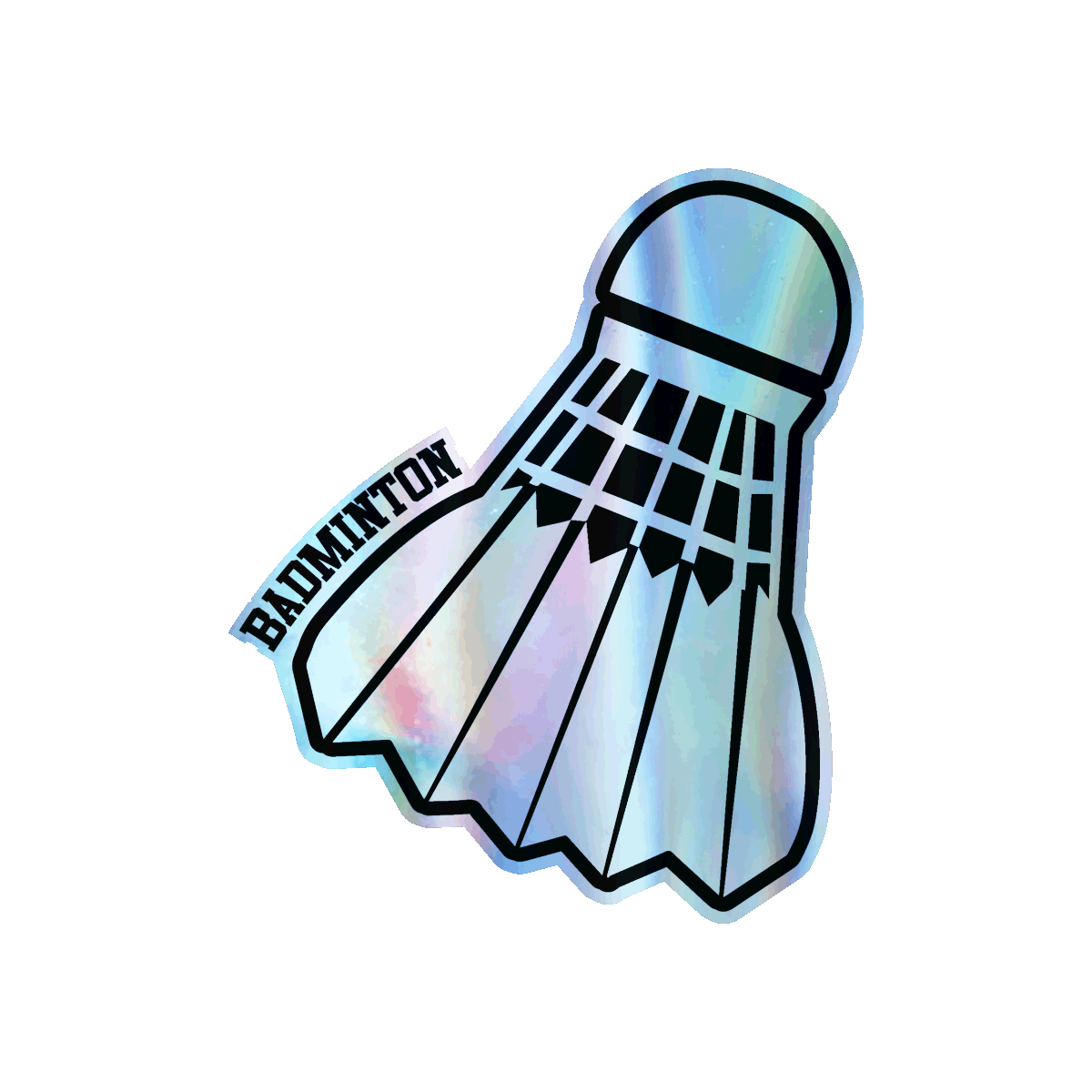 Badminton Sticker
