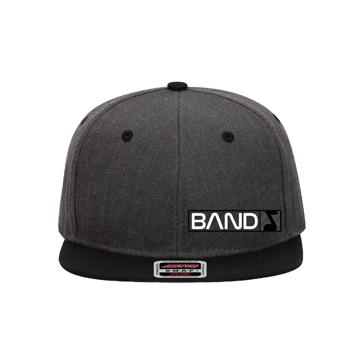 Band Flat Bill Cap