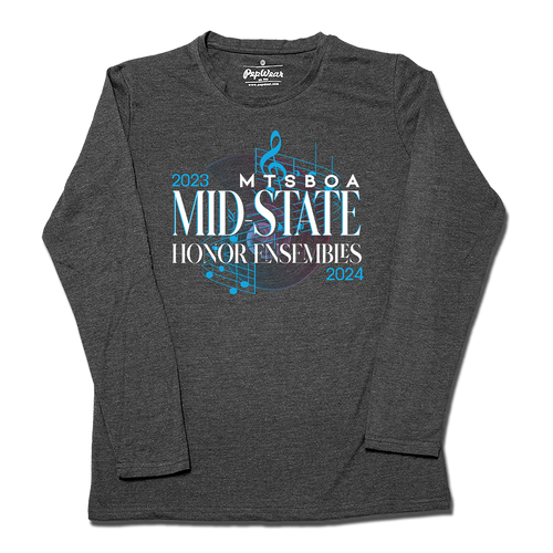 2023-2024 MTSBOA Mid-State Honor Ensembles Band Long Sleeve