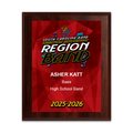 2025-2026 SCBDA Region Band 6x8 Plaque