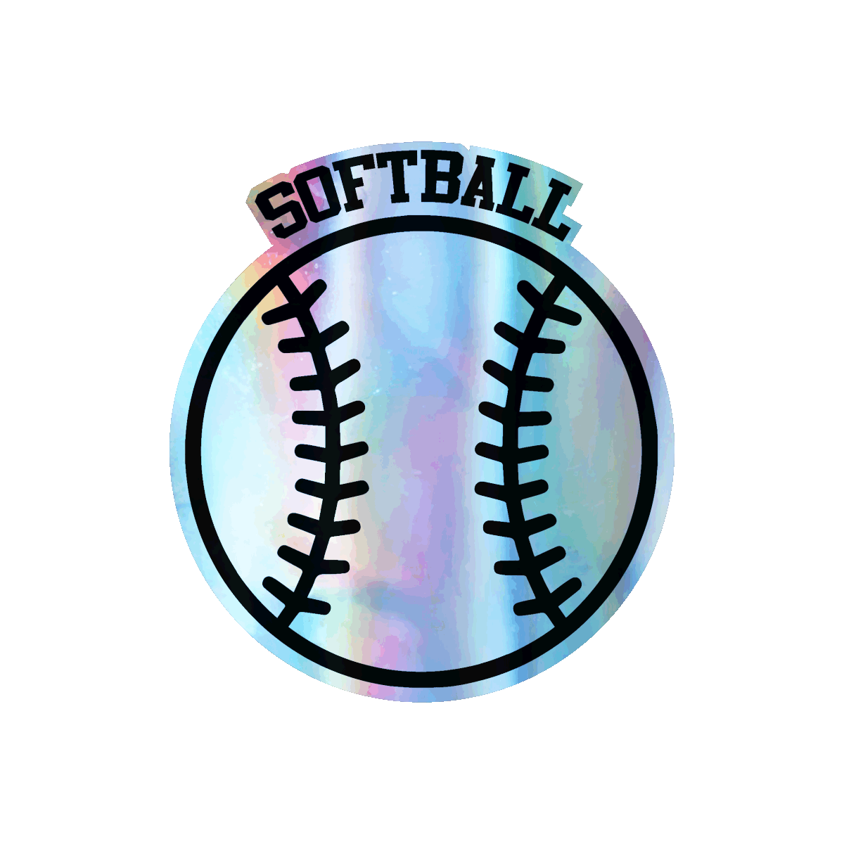 Softball Sticker